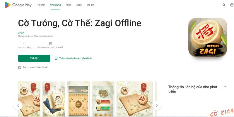 Tải Cờ Tướng Offline Zagi